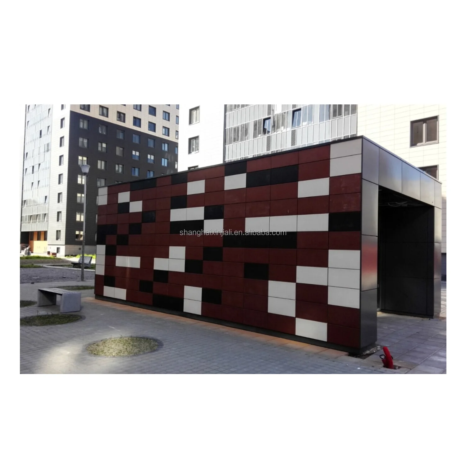 Latest technology curtain wall spray terracotta wall panel terracotta panel