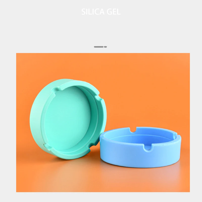 
Custom Made Smoking Accessories Shape Silicone ashtray 