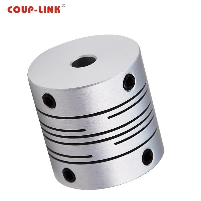 Factory Supply Flexible Rotary Encoder One Piece Struecture Spiral Cut Design Helical Shaft Coupling