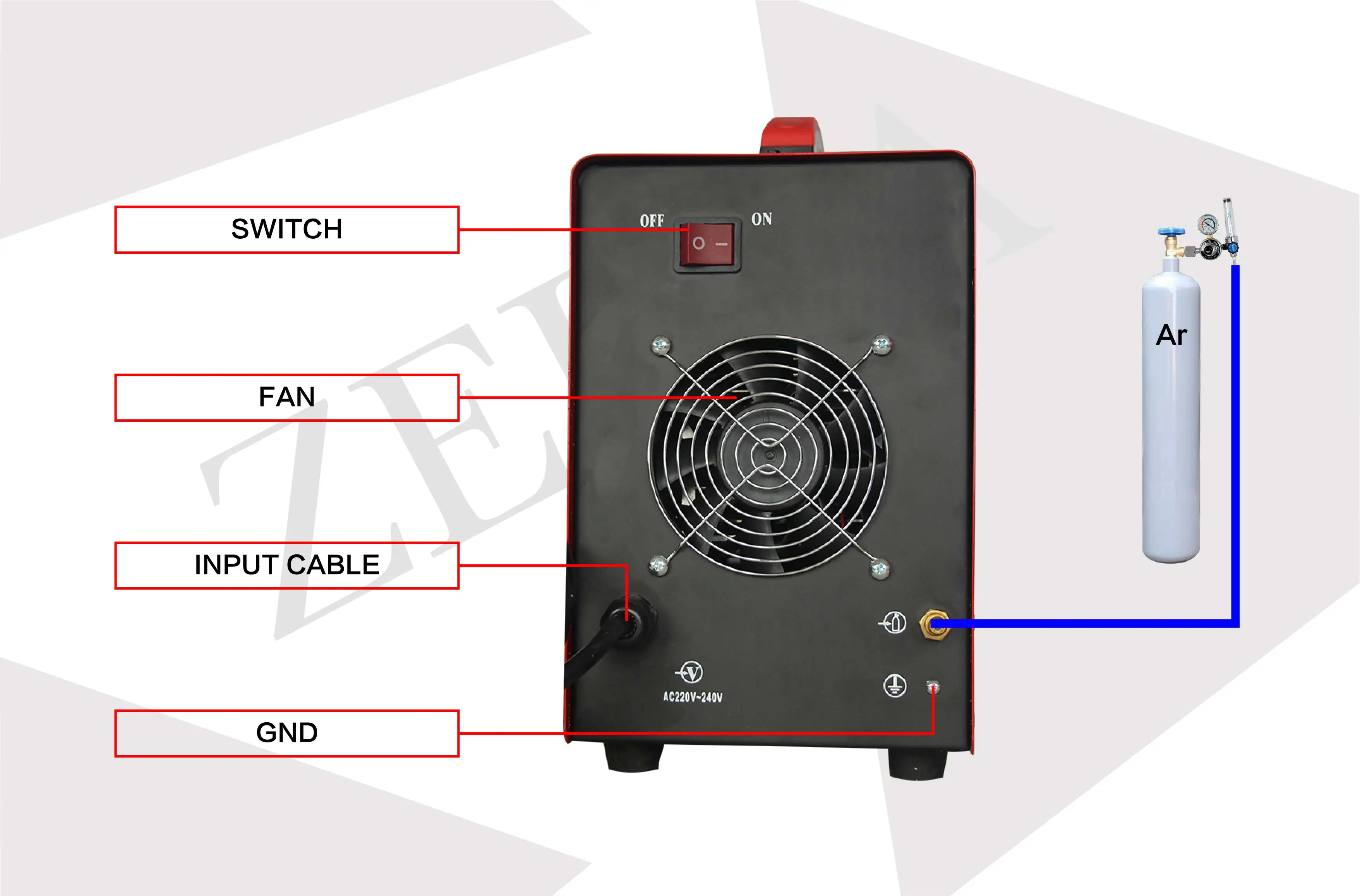 Popular tig welder ac dc aluminum expert 2T/4T function inverter welding machine