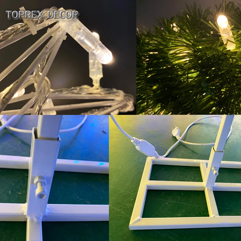 3d домашний декор для торгового центра, праздничное украшение, луна Рамадан с подсветкой