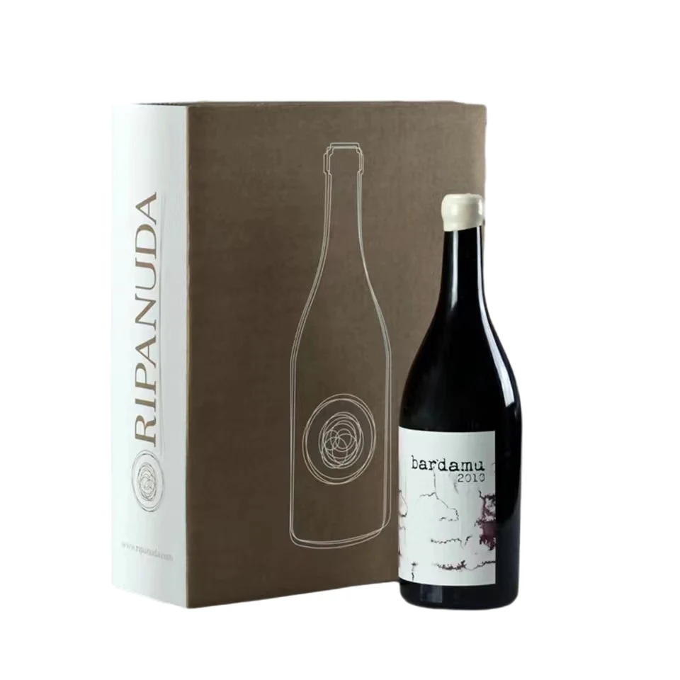 Wine Packaging Box 100% Eco-friendly New Design Alcohol Gift Boxes Packaging Liquor Bottle