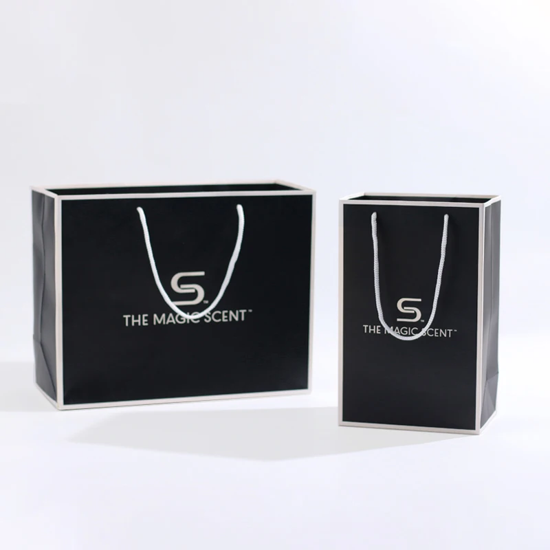 Create Your Brand Logo Eco Friendly Reusable Shopping Gift Tote Custom Printed Paper Bags with High Quality