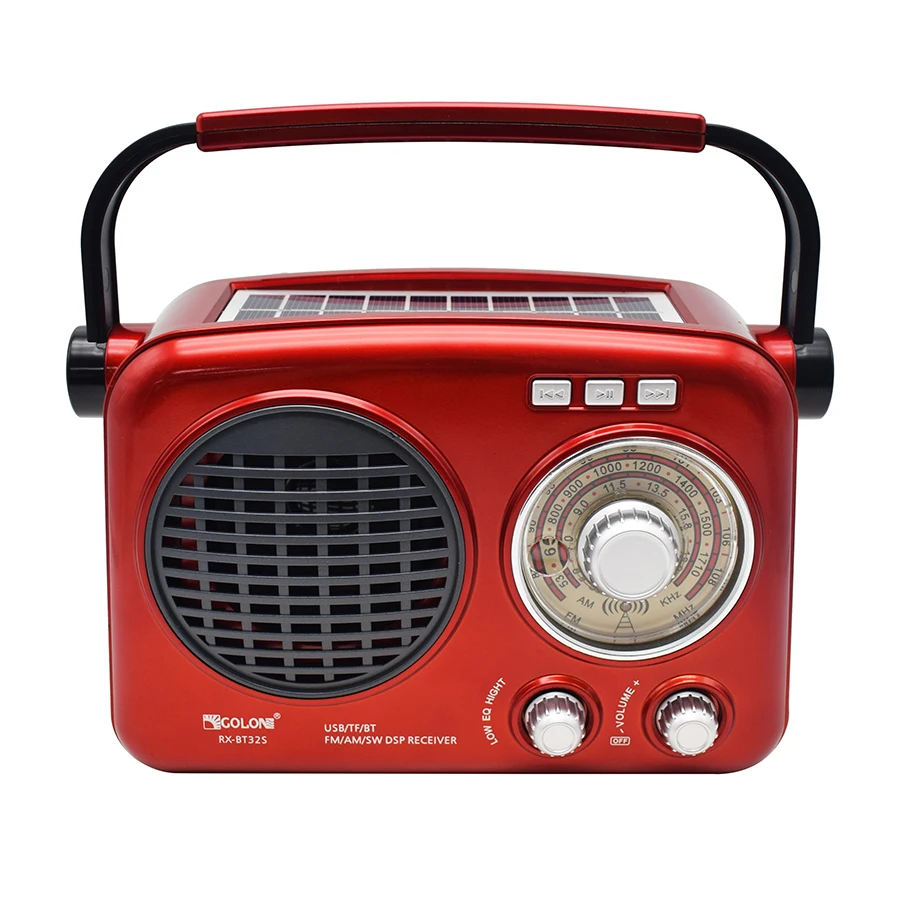 Старомодное AM/FM/SW 3 полосы радио с USB/TF /BT наушники-вкладыши TWS динамик музыкальный плеер панели солнечных батарей перезаряжаемые портативный Ретро
