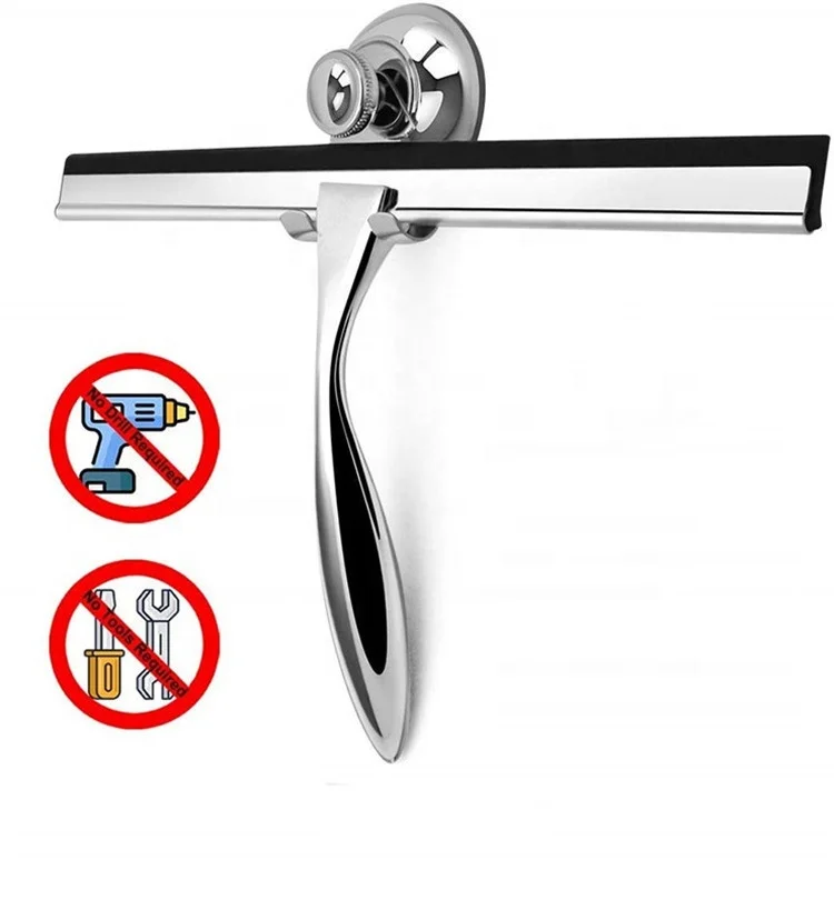 
Stainless Steel Squeegee Wiper Bathroom Shower Window Squeegee for Mirror/Glass/Car 