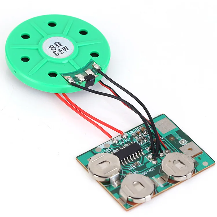 Recordable sound chip for greeting card gift card sound module music box module