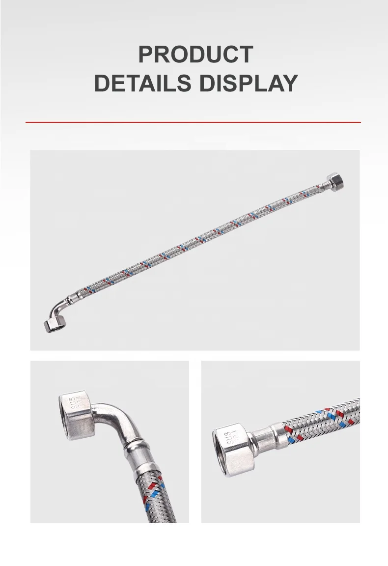 Stainless Steel Plating Explosion-Proof Shower Puller Hose Heavy Duty Shower Hose 700 mm 750 mm