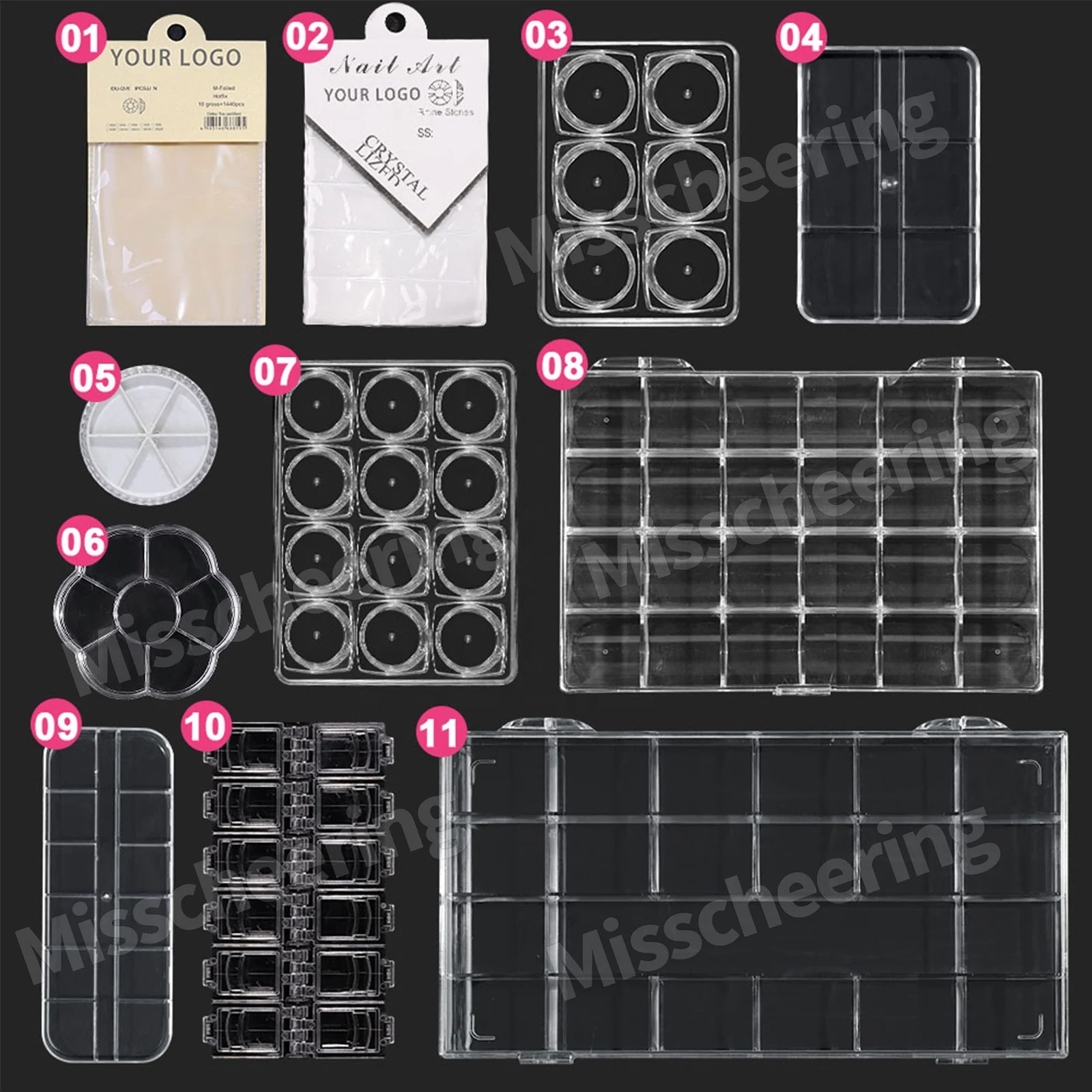 2022 Color-Changed Flower Decors 5petals Japanese Resin Macaroon Florets UV Flower Mix Nail Art Charms 3D Accessory Kit 3+6mm