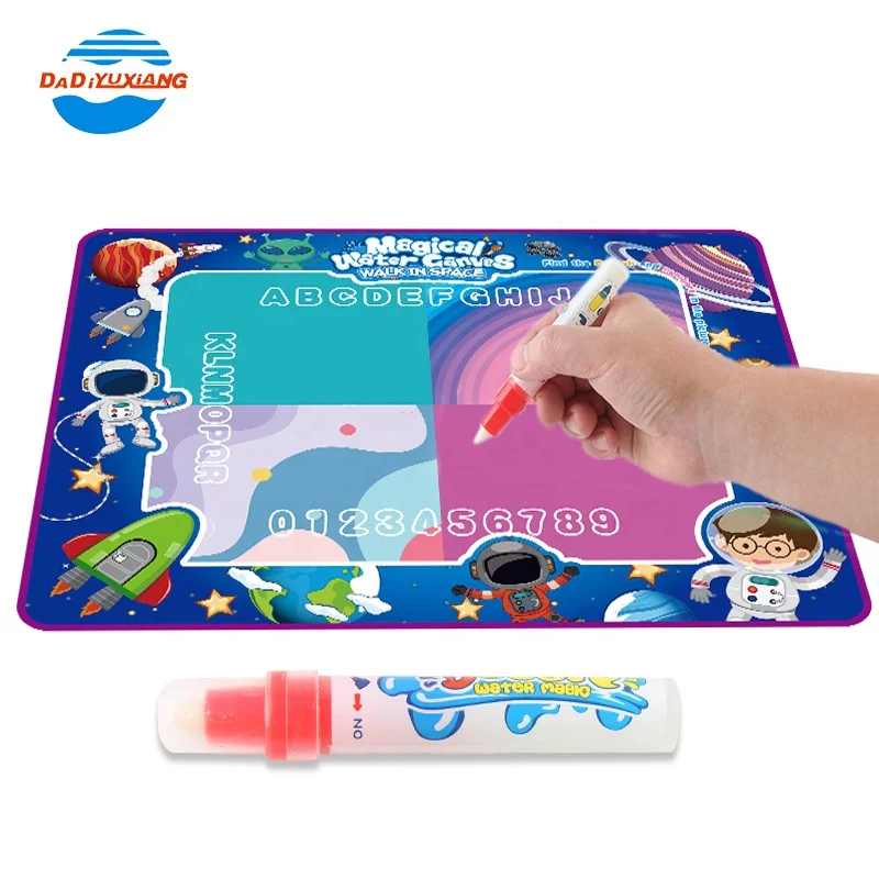 Walk In Space 2023 Hot Selling New Design Kids Doodle Mat Drawing Water Mat
