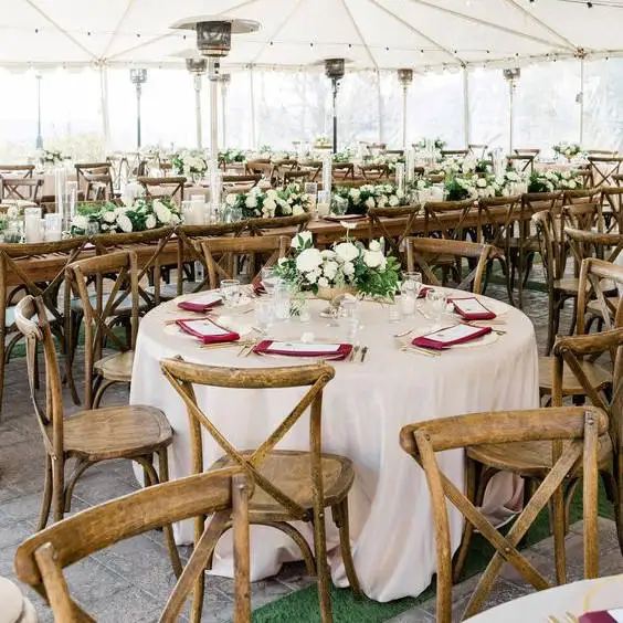 Hot Selling Quality Solid Recycled Pine Wood Folding Farm Table Kitchen Farming Table