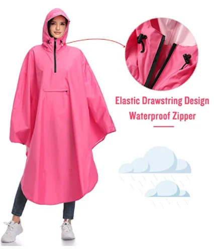 Color customized 100% waterproof fabric  bicycle motorcycle  riding raincoat
