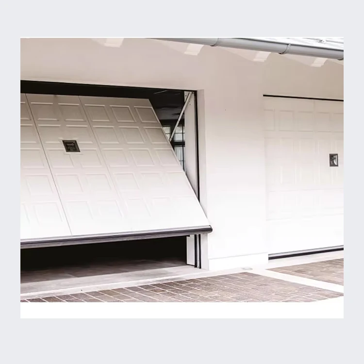 Customized size one piece modern glass panel lift garage door cost