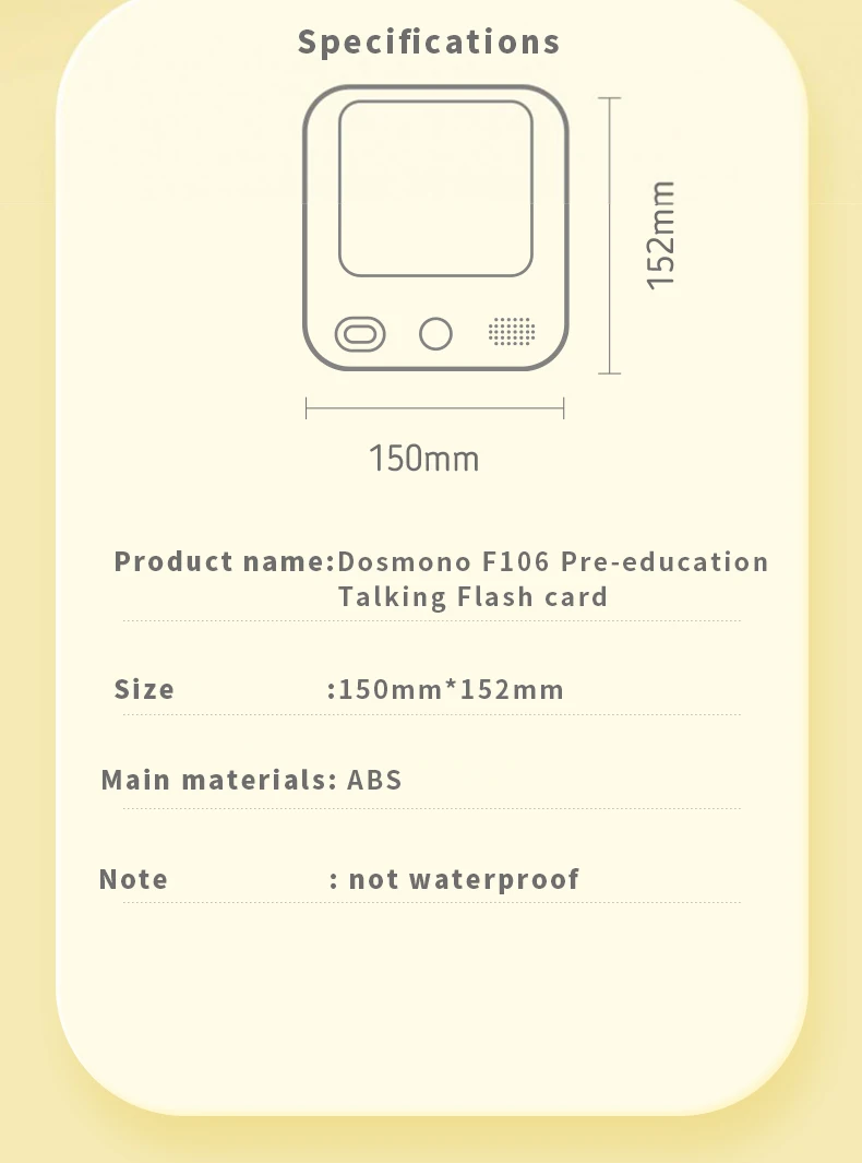 Vocabulary Compact  Animal Preschool Compact Children Cognitive Sight Words Memory Alphabetic Flash Card For Kid