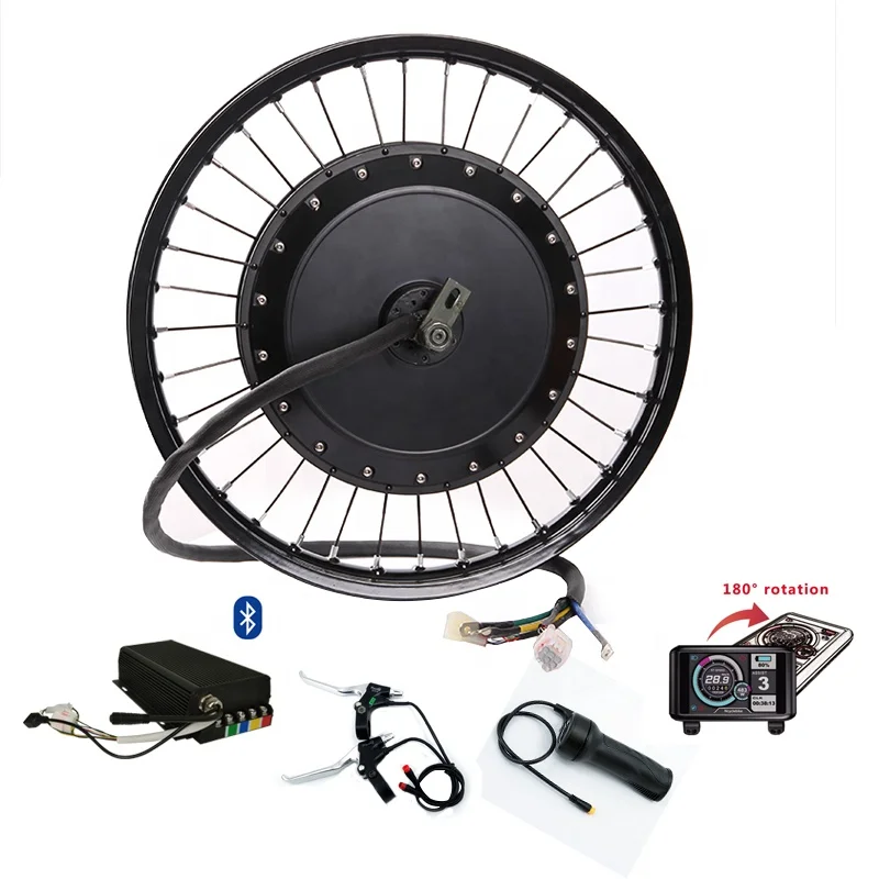 High Power 3000w 5000w 8000w hub motor electric bicycle conversion kit 72v e bike conversion kit waterproof