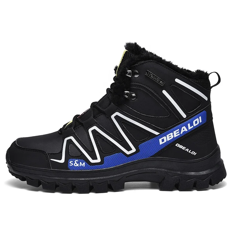 
Winter-style thick outdoor sports shoes velvet waterproof and skid-proof mountaineering shoes 