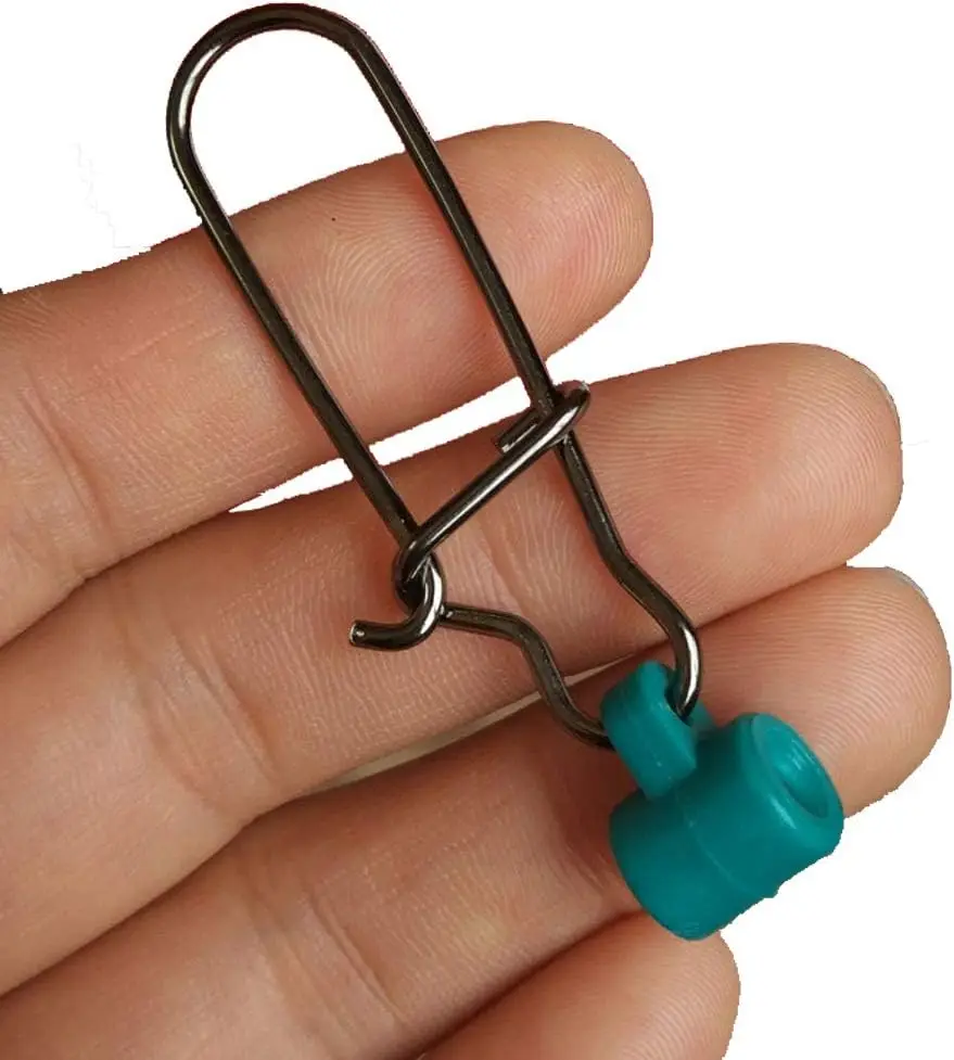 Fishing Line Sinker Slide #8 Duo Lock Snap Stainless Steel 110-220LB Lure Quick Snap  Quick Change Fishing Clips