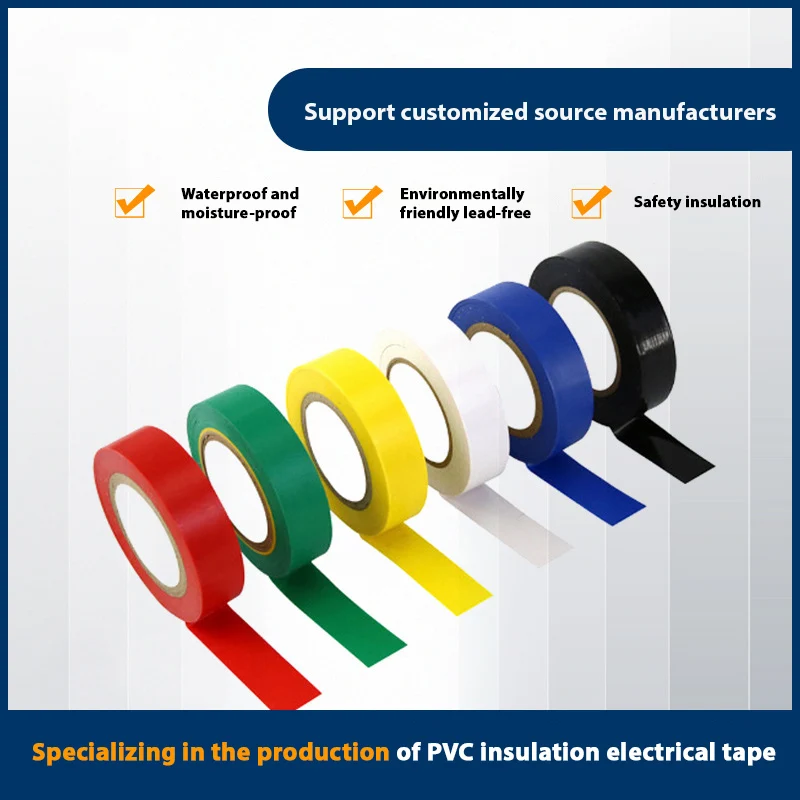 2023 new pvc Electrical tape wholesale price bopp electrical adhesive tape jumbo rolls high voltage tape for electrical