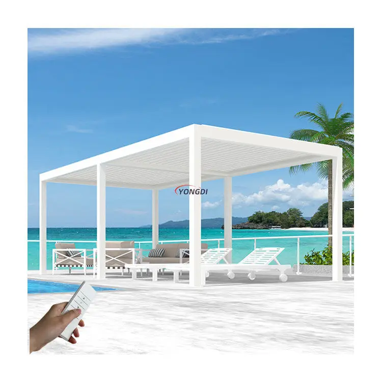 Large gazebo outdoor canopy carport patio cover aluminium pergolas for terrace