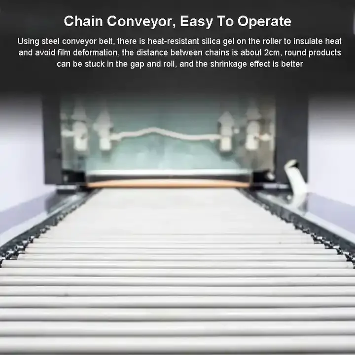 Factory direct automatic  heat shrink Tunnel  Wrapping Machine plastic film  carton box packing machine for multiple field