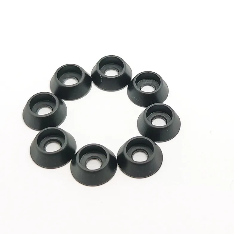 Pa66 Nylon Washer Din125 Standard M14 White Plastic Washer Black Flat Gasket Nylon Flat Washer Insulation Spacers