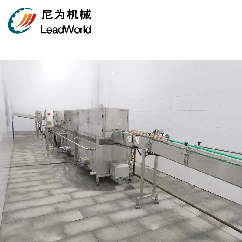 Full Automatic Canned Carbonated Soft Drinking Liquid Water Jam Bottling Plastic Glass Bottle Can Washing Machine