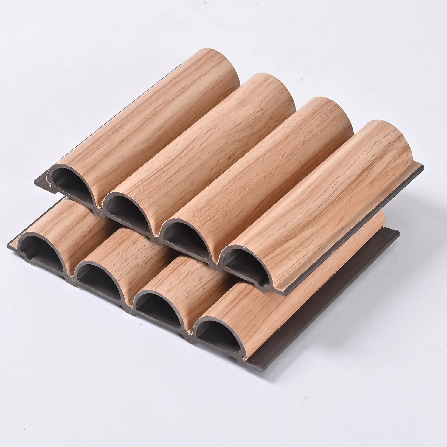 Wood Color design Soundproof Waterproof  WPC Ceiling wall Panel for Moistureproof building materials use