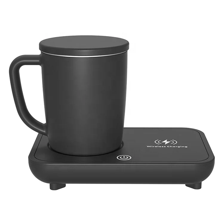 Christmas Gift 36W Desk Mobile Wireless 15W Fast Charger with Mug Warmer/Drink Cooler 3in1 for Home & Office