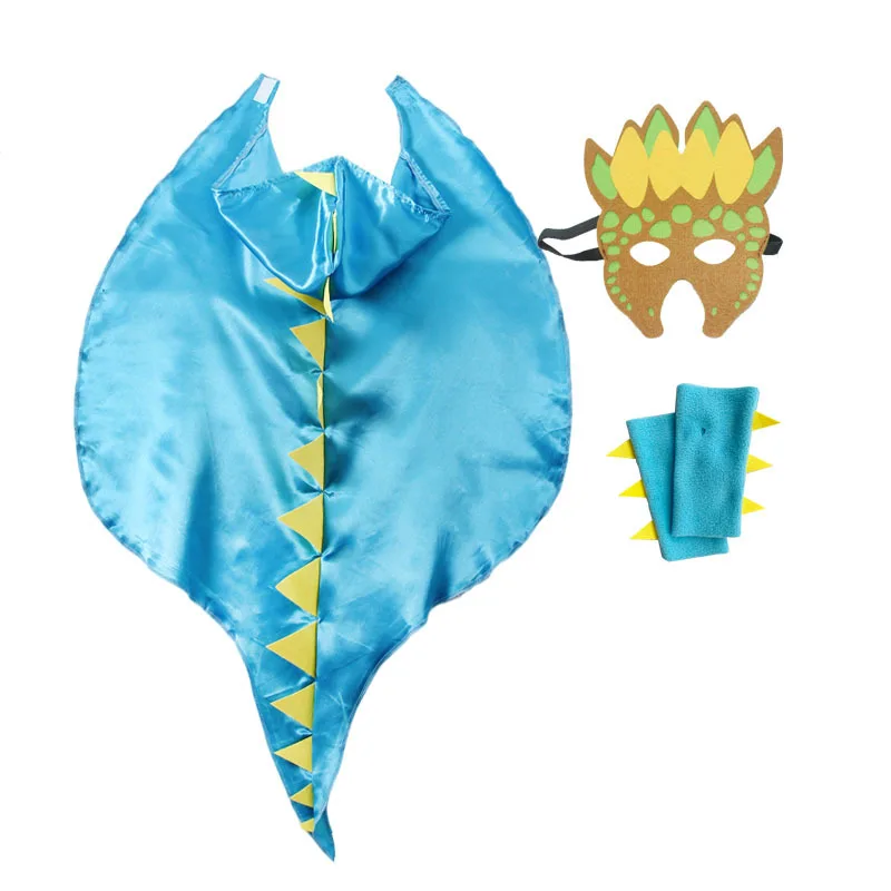 Hot Sale Kids Dinosaur Cape For Halloween Children boys Girls Carnival Costumes