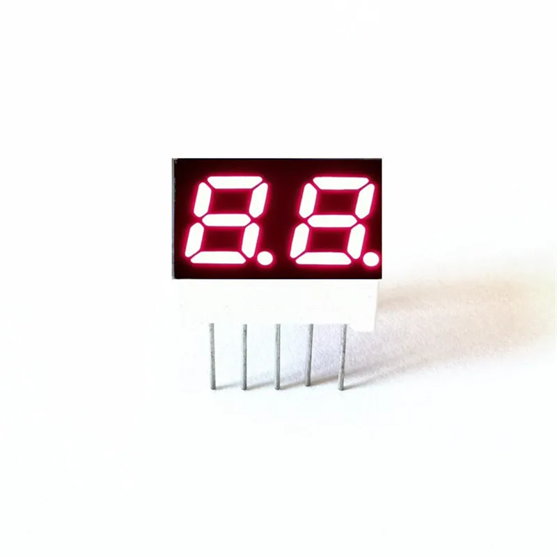 Jstronic mini 0.28 inch 2 digit 7 segment Led Display red blue white Seven Segment LED Panel