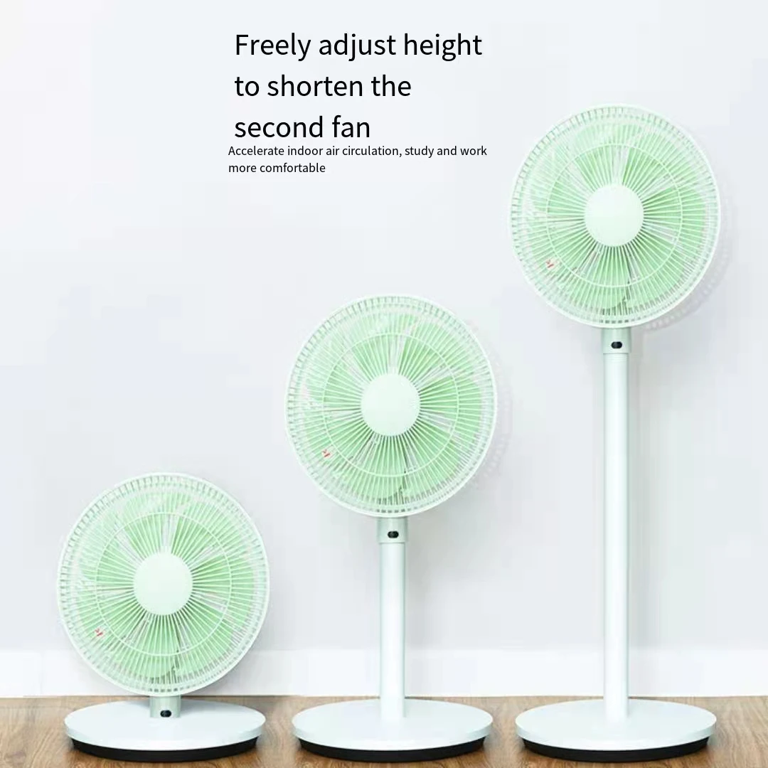 New design  electrical recargable ventilador  voice smart control remote control floor foldable  fan for home