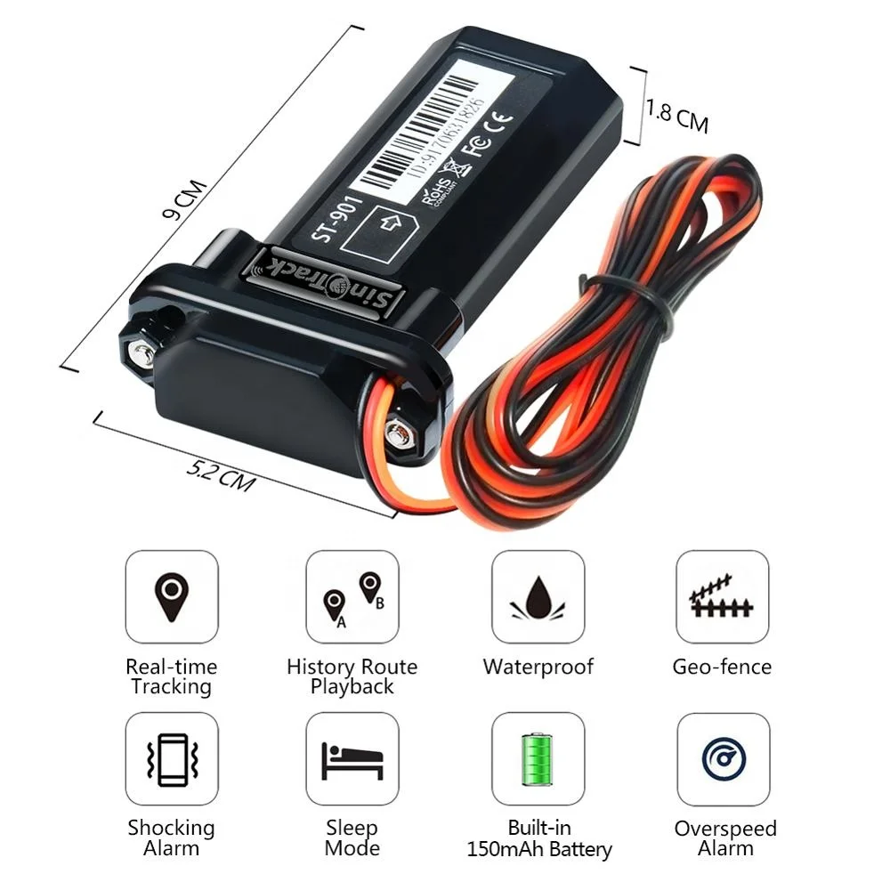  SinoTrack ST-901 ACC Обнаружение мотоцикла мониторинг автомобиля трекер