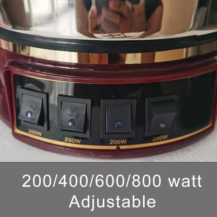 Portable 24V 304 Stainless Steel 800 Watt Solar Power Battery Powered  Electric Solar Steamer Pot Cooker