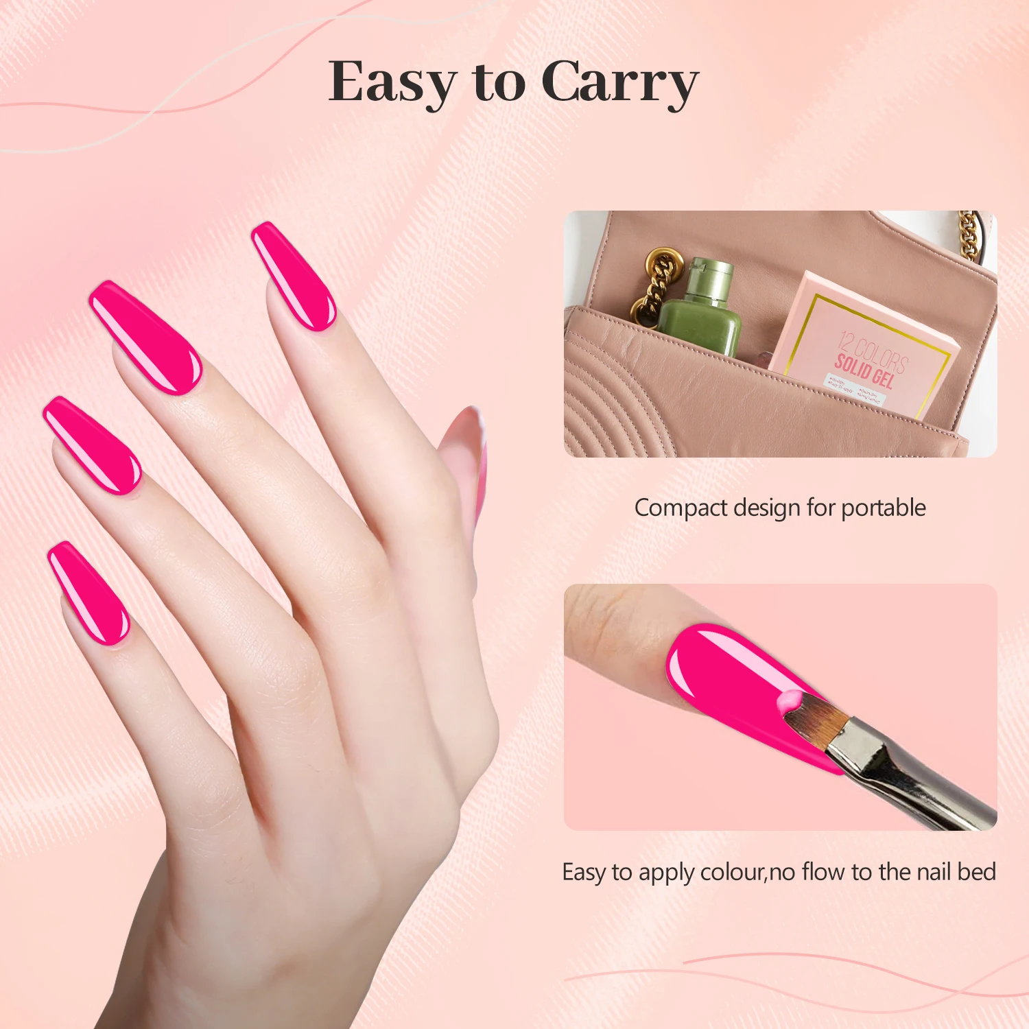 12 Color Palette Solid Cream Gel Nail Polish Set Uv Soak Off Gel Nail Pudding Gel Uv Solid