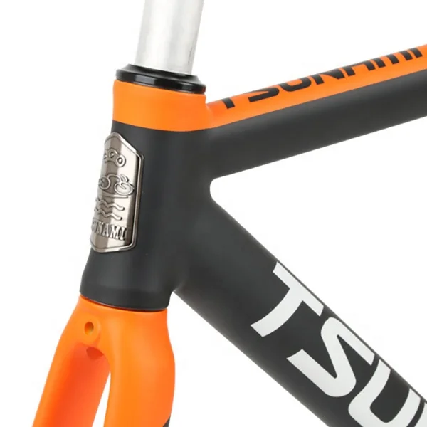 56 CM Best Price Fixed Gear Bicycle Frame Aluminum Alloy Fixie Bike Frame and Fork for Single Speed Bike Use