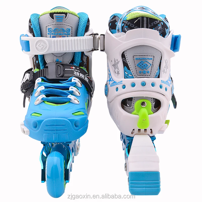 GOSOME GX-1601 новая модель детская обувь для роликовых коньков на плоской подошве с красочным принтом для продажи