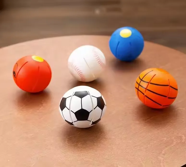 Dog Elastic Glow Magical Toy Hand Pressure Glowing Ball Pet Bite Resistant Indestructible Pet Toys Dog Ball