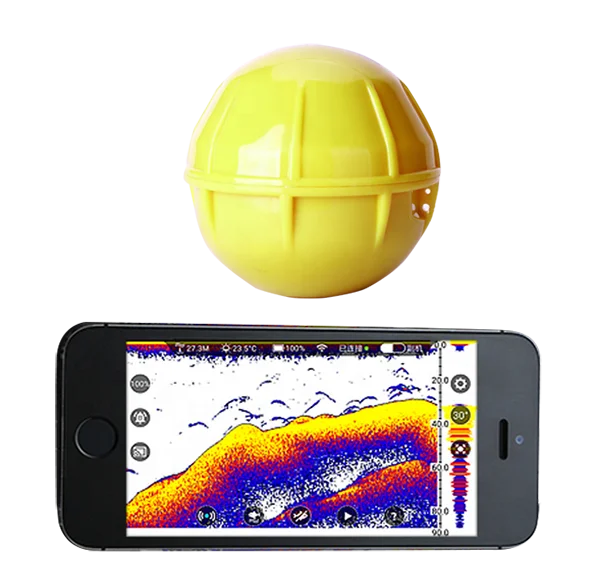 
Hot seller Wireless Fish Finder with Sonar Sensor Phiradar BT100 