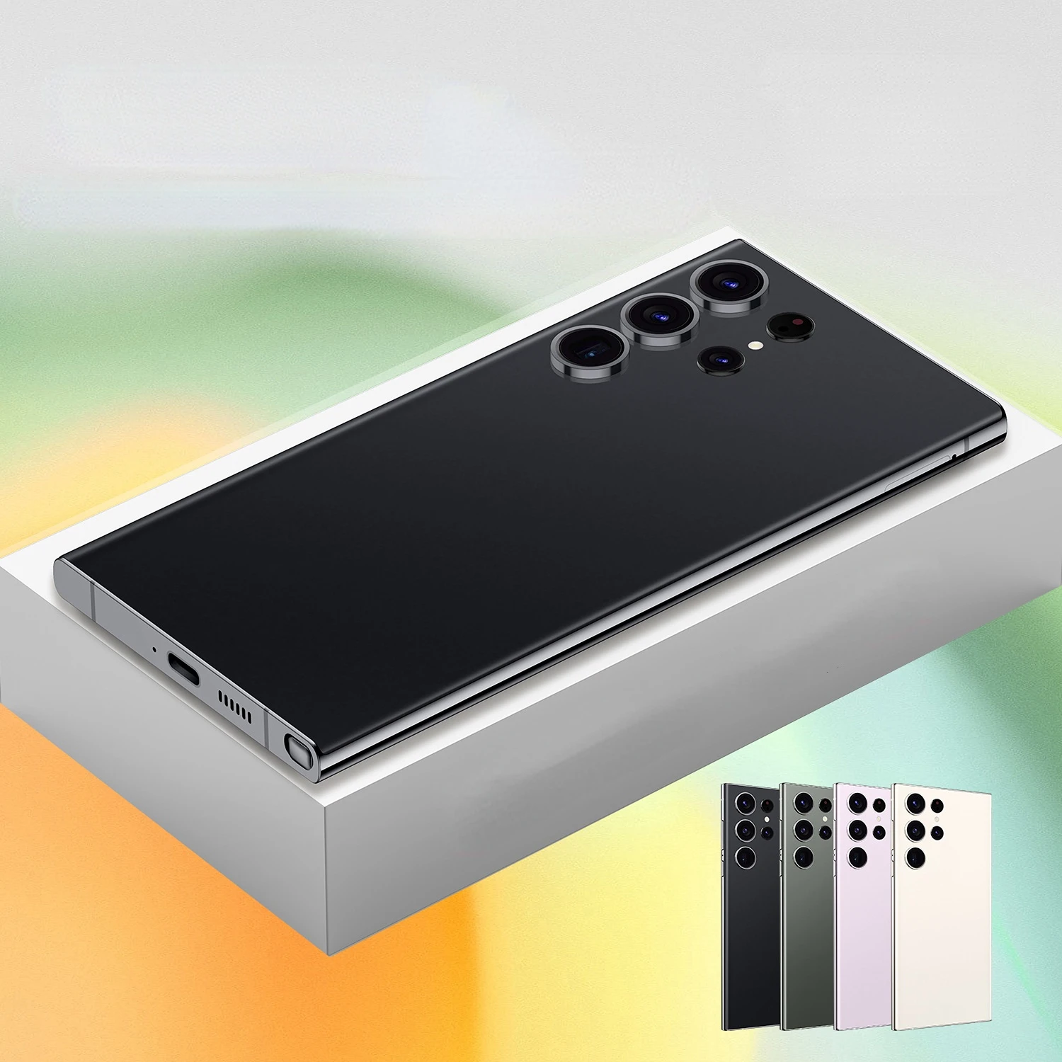 Factory Fast Ship New S24 Ultra unlocked smart cell phone 7.3 inch GPS GSM Cellular dual sim original Android mobile phone