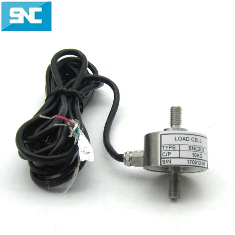 SNC2C6 Stainless Steel Tension Compression Button Mini Load Cell 5kg 50kg 100kg 200kg 300kg 500kg