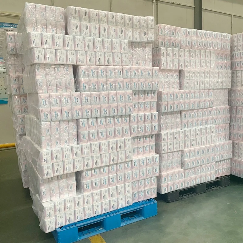 Manufacturer Tissue Paper Facial Wholesale Stock High Quality Wood Pulp Hotel Facial Tissue Soft Pack