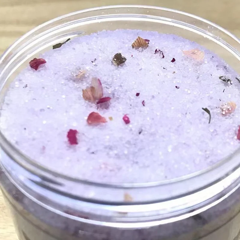 Соли для ванны от частного бренда, оптовая продажа, розовый запах, гималайский минерал, органические соли для ванны