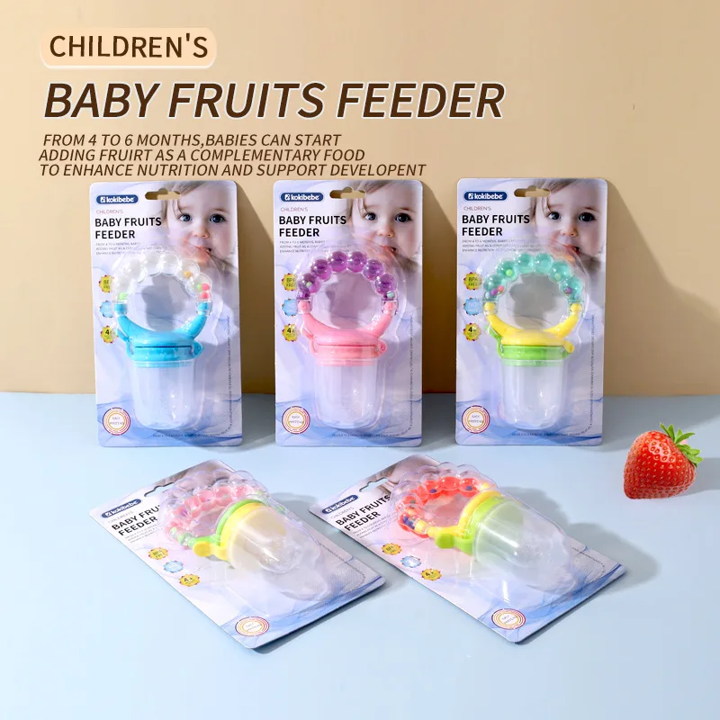 baby Baby feeder Bite Play Teeth Gel Molar Stick Silicone Baby Feeder for Infants and Toddlers for Fruit Eating and Teething