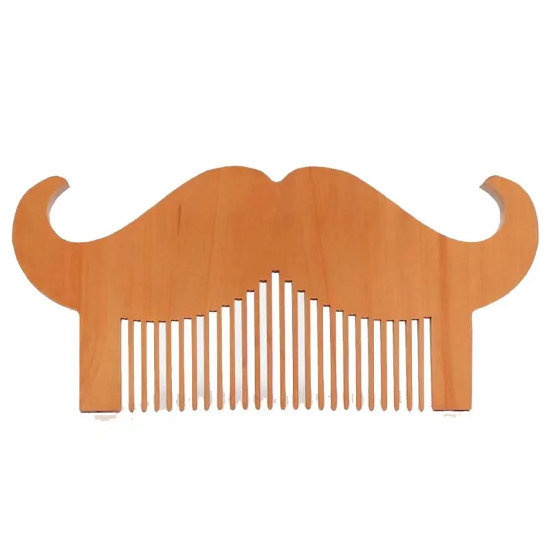 
Custom LOGO hot selling high - quality anti-static wooden beard comb 