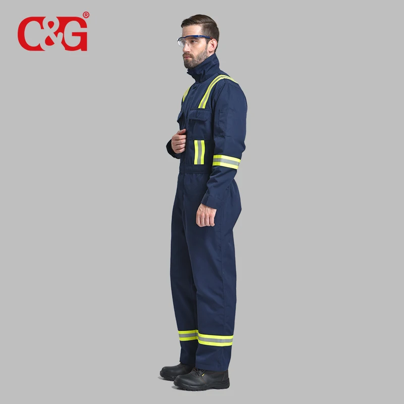 CE Certificate anti-static  220g coverall fire retardant