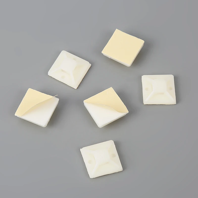 Free samples eco-friendly high quality tie mounts nylon adhesive cable tie mount base zip tie mount