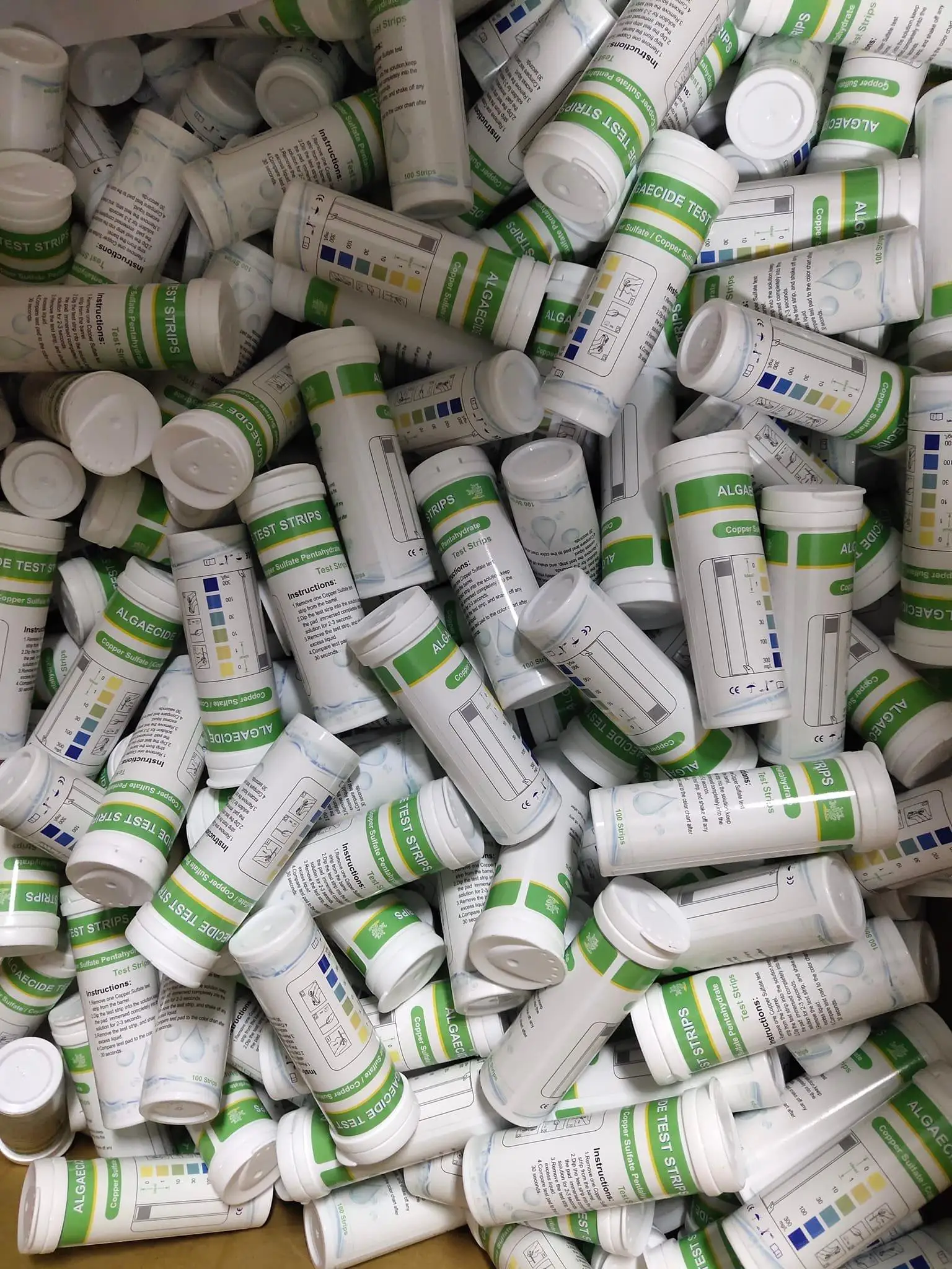 Factory Price Rapid Water test Strips for Testing Copper Sulfate with 50 Strips Per Barrel