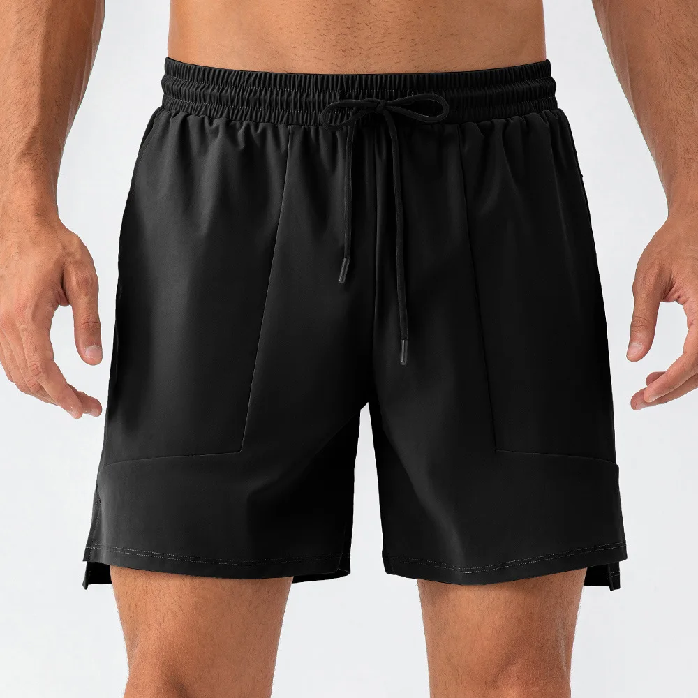 Custom Logo Men Gym Training Workout Casual Clothing Fitness Running Male Trunks Beachwear Sports Shorts With Pocket