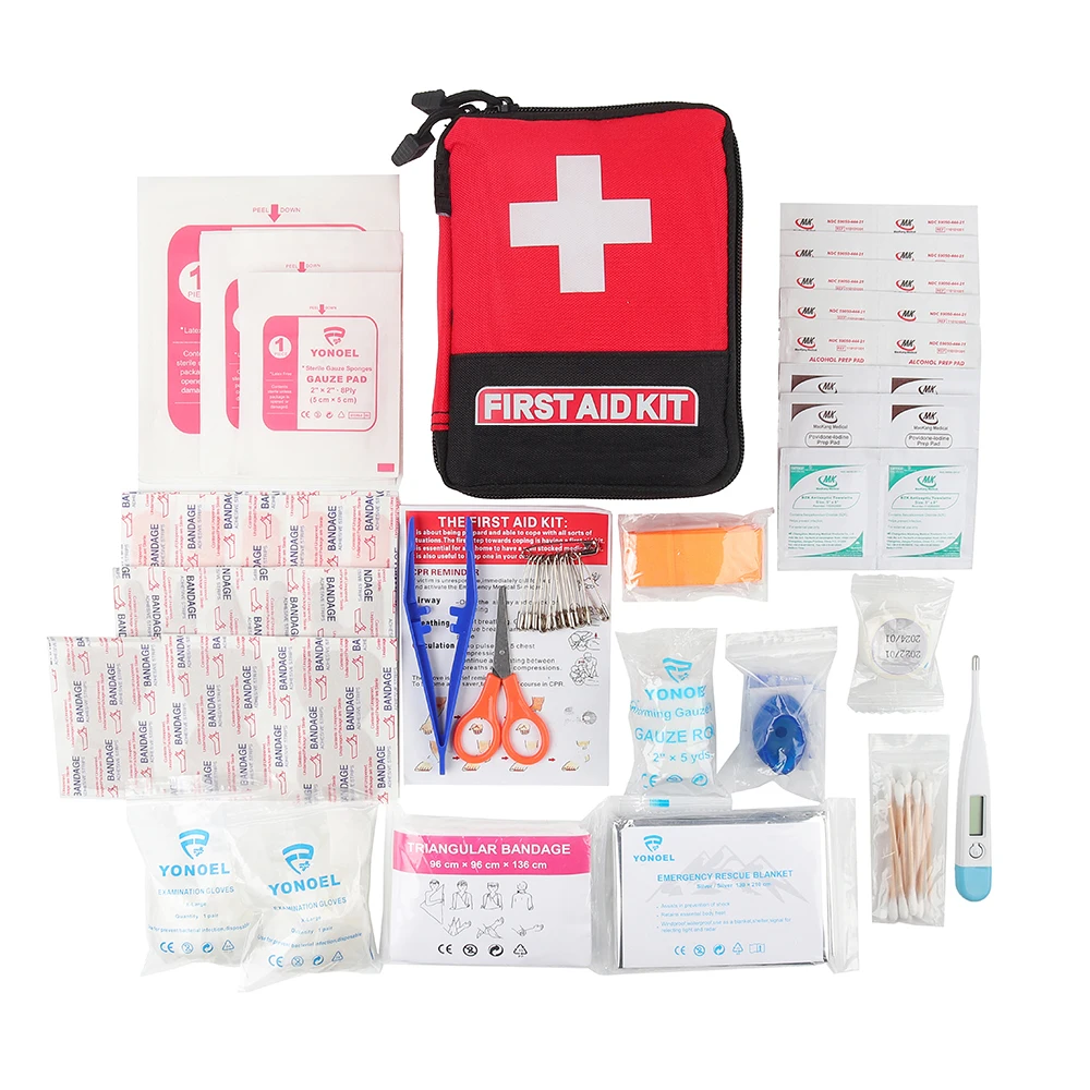 Nylon Mini First Aid Kit Home Office Emergency Kit Customize Available for Travelling Car Use