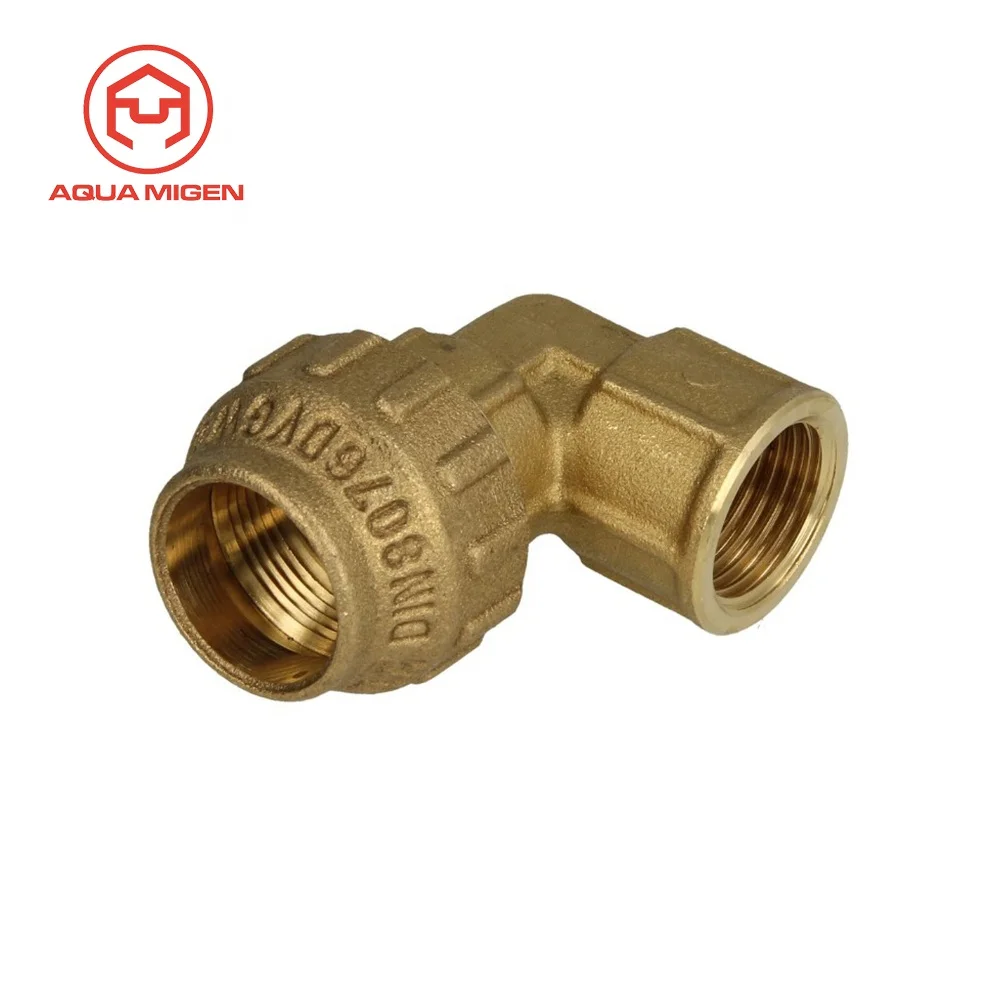 Brass Cone Union Male-Female Threaded Fitting for Removable Connection
