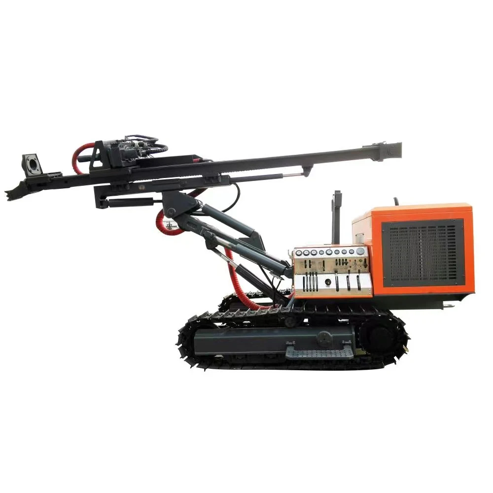 Hydraulic Drive Borehole Drilling Rig For Quarry